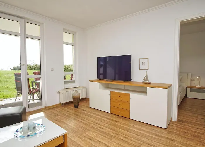 Meeresblickresidenzen Ferienwohnung Nr 11 Mit Sauna- Und Schwimmbadnutzung Im Ahoi Sellin * غورين